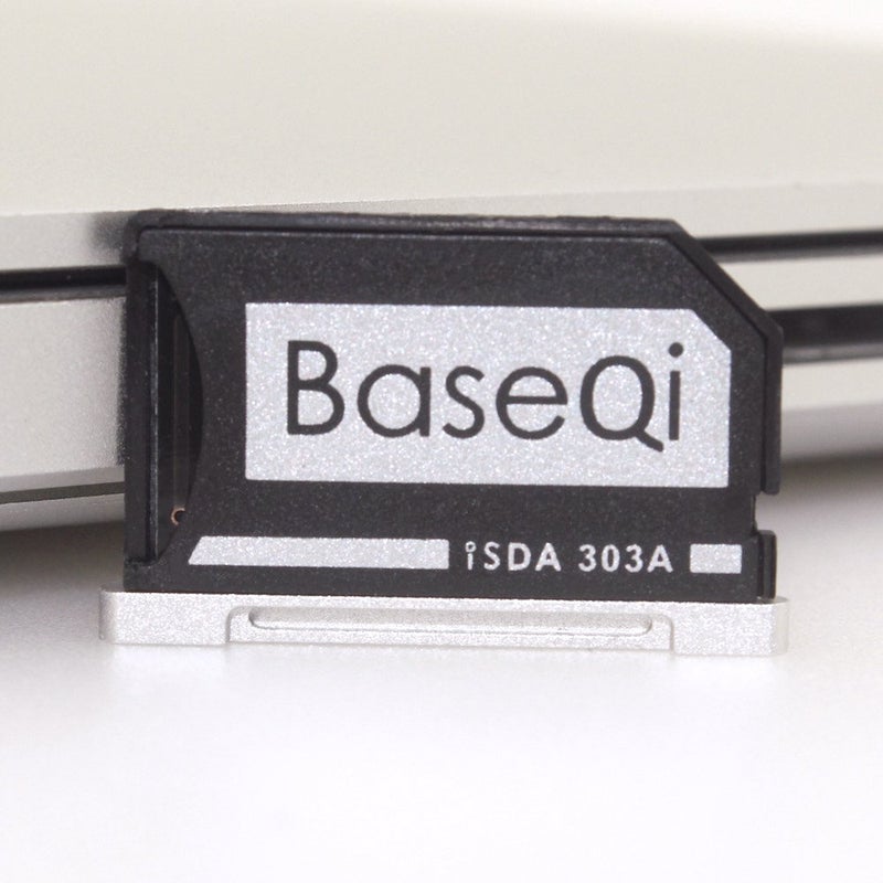 BaseQi Aluminum microSD Adapter for MacBook Pro Retina 13" - Image 2